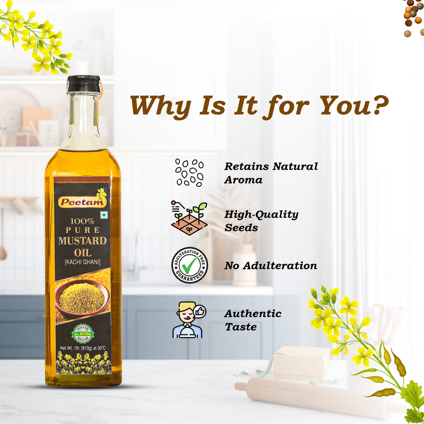 Mustard Oil (1liter)