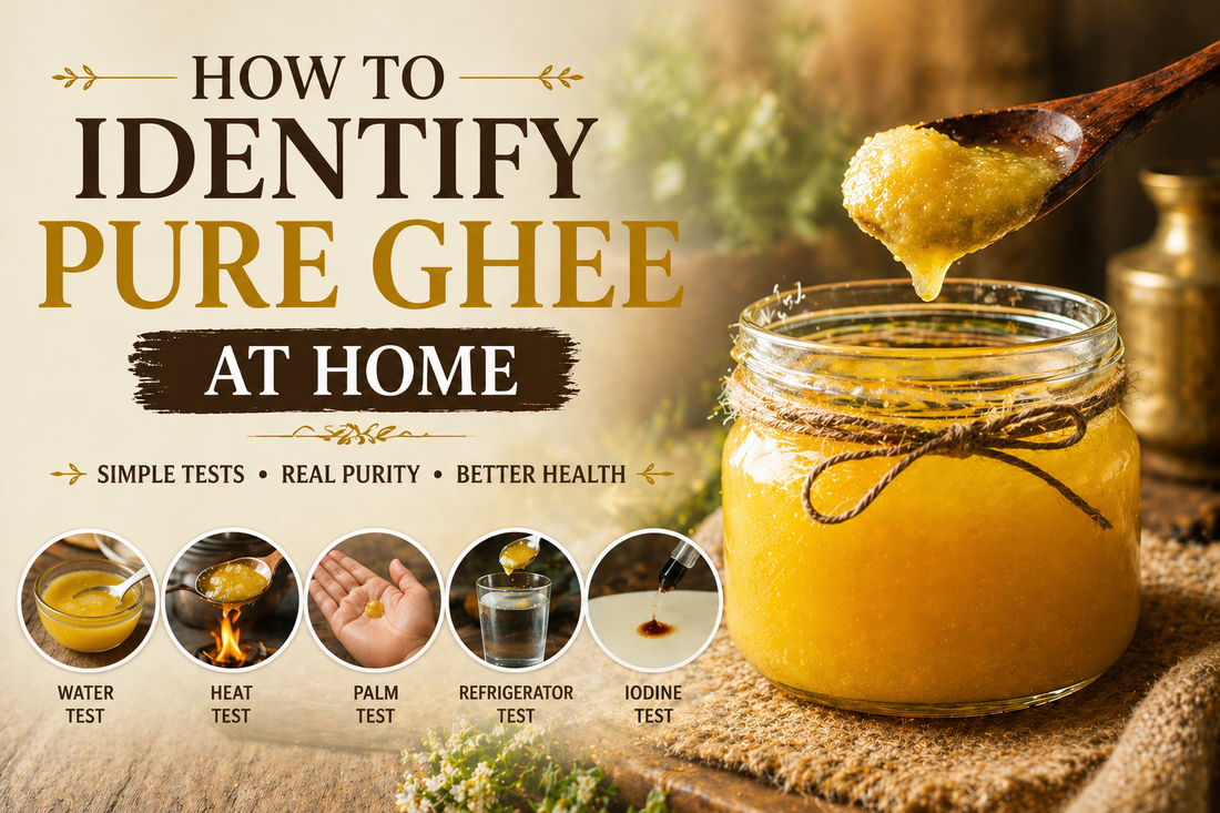 How to identify pure ghee at home