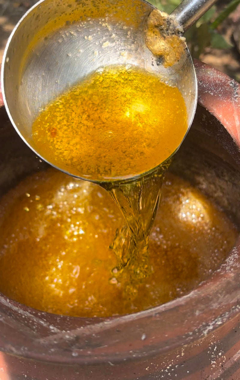 Bilona Ghee Preparation