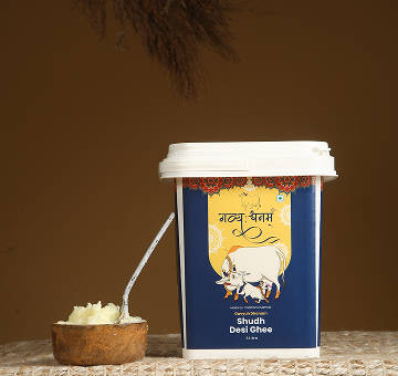 5 Liter shudh desi ghee cow
