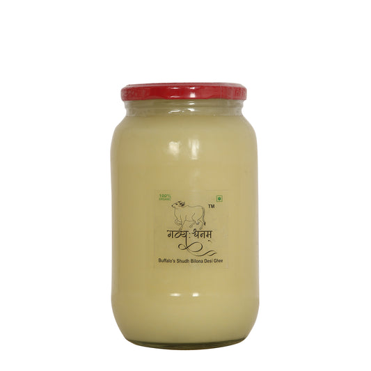 1 Liter Buffalo Bilona Ghee Glass