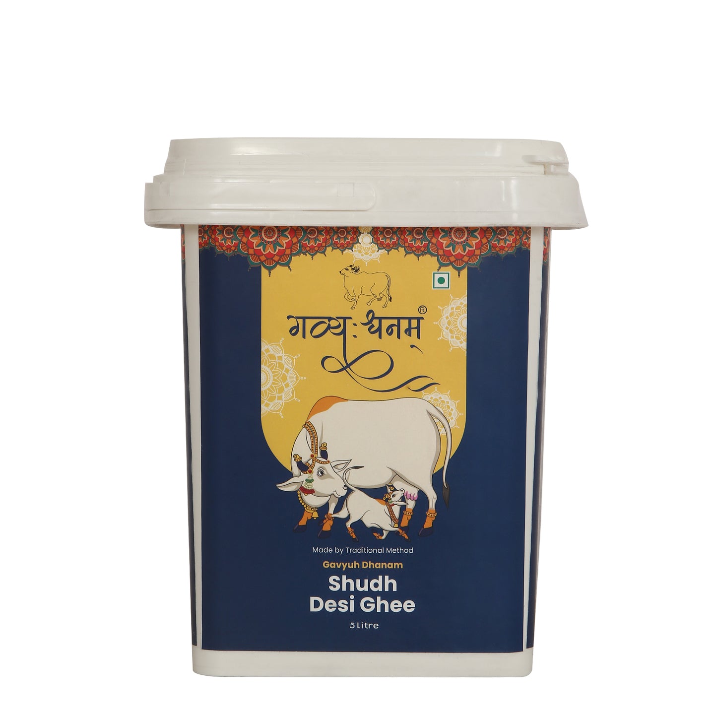 5 Liter shudh desi ghee cow