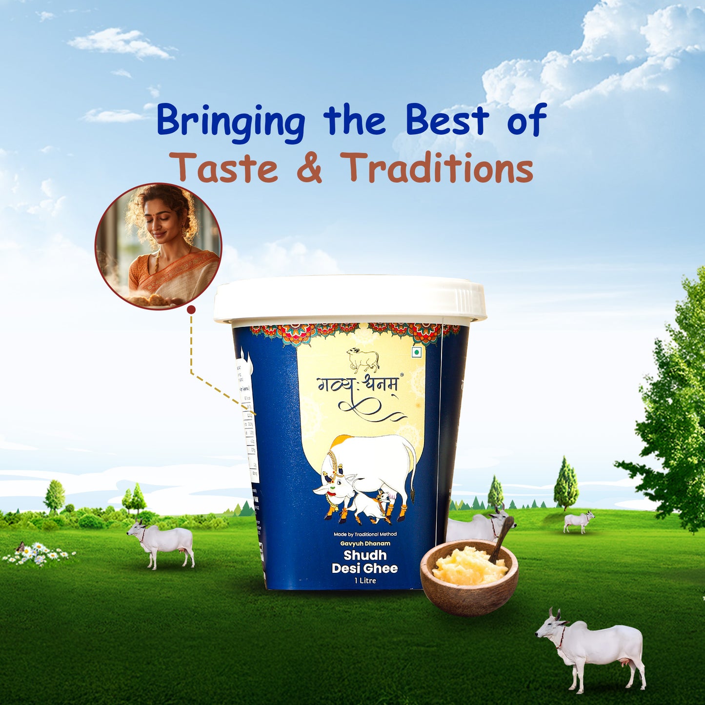 1 Liter Shudh Desi Ghee